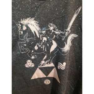 Nintendo Legend Of Zelda Tshirt 2015 Black Large